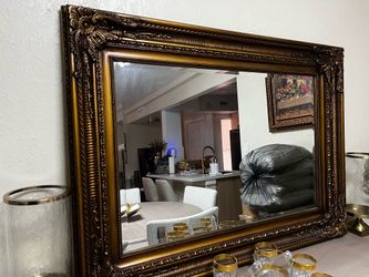Gold Living Room Mirror