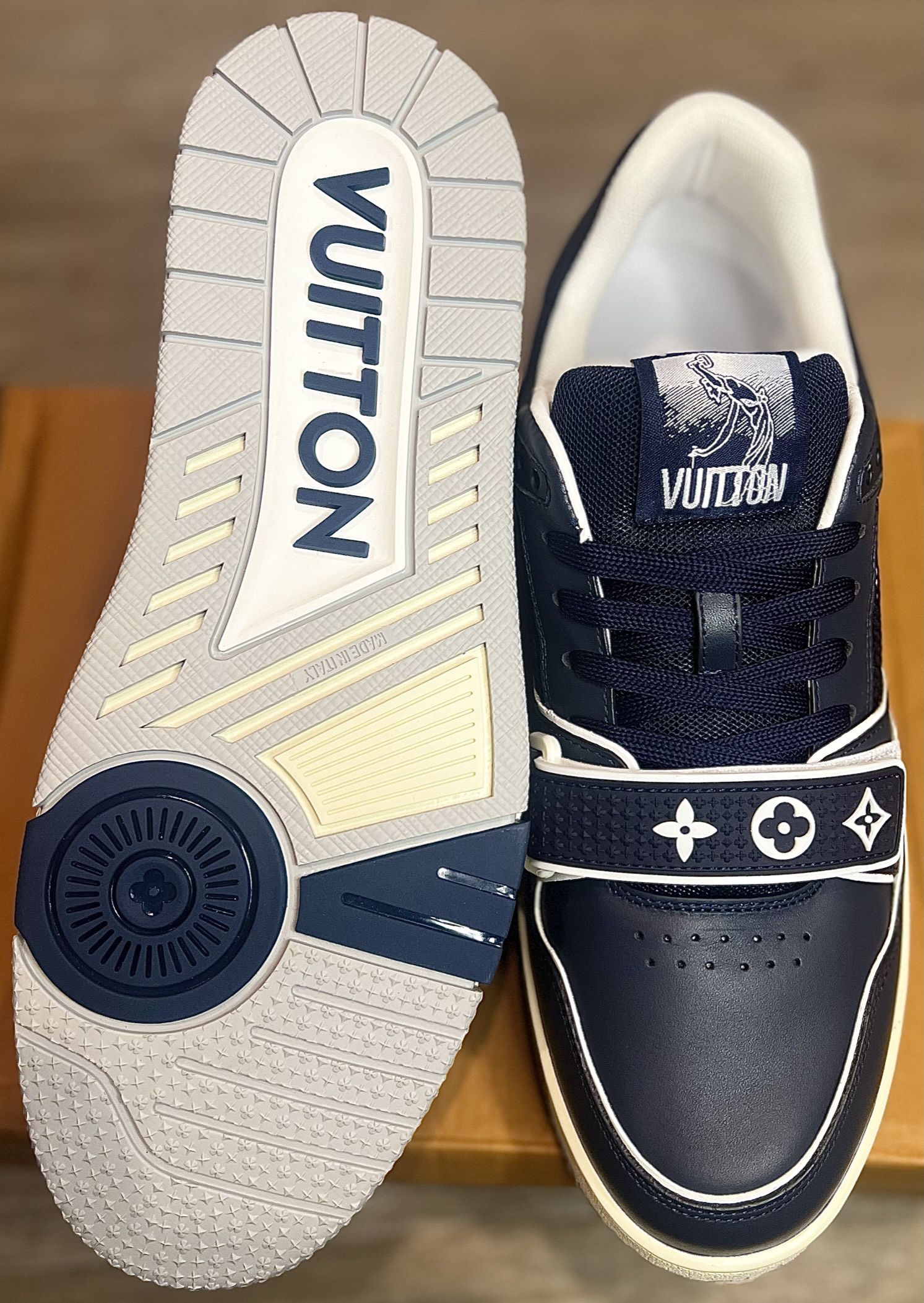 Louis Vuitton Sneakers With Shirt Brand New With Box And Dust Bag. Men Size  9 And 10. Shirt Medium/large. 400$ for Sale in Houston, TX - OfferUp