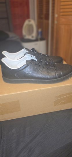 Gucci black ace sneakers sz 10 mens