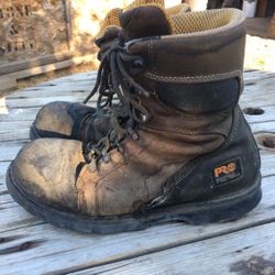Pro Steel Toe Boots Size 10 
