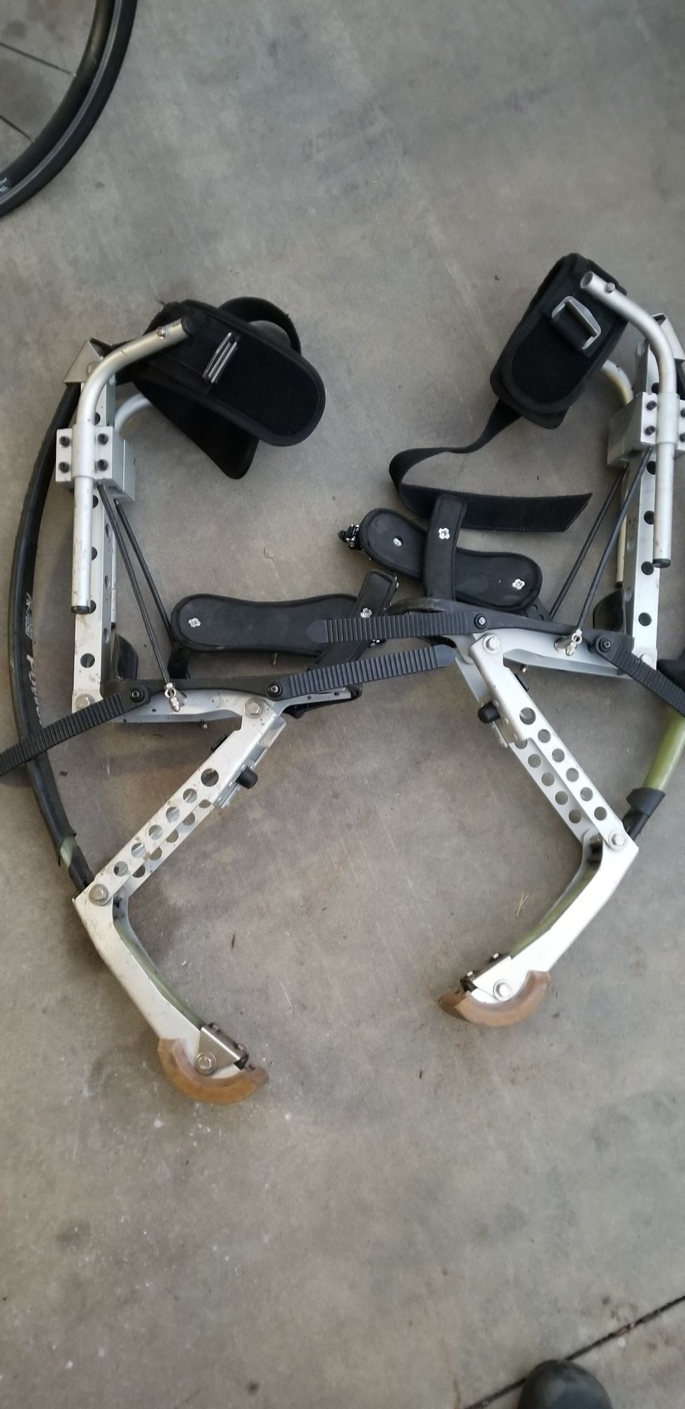 Jumping stilts power risers