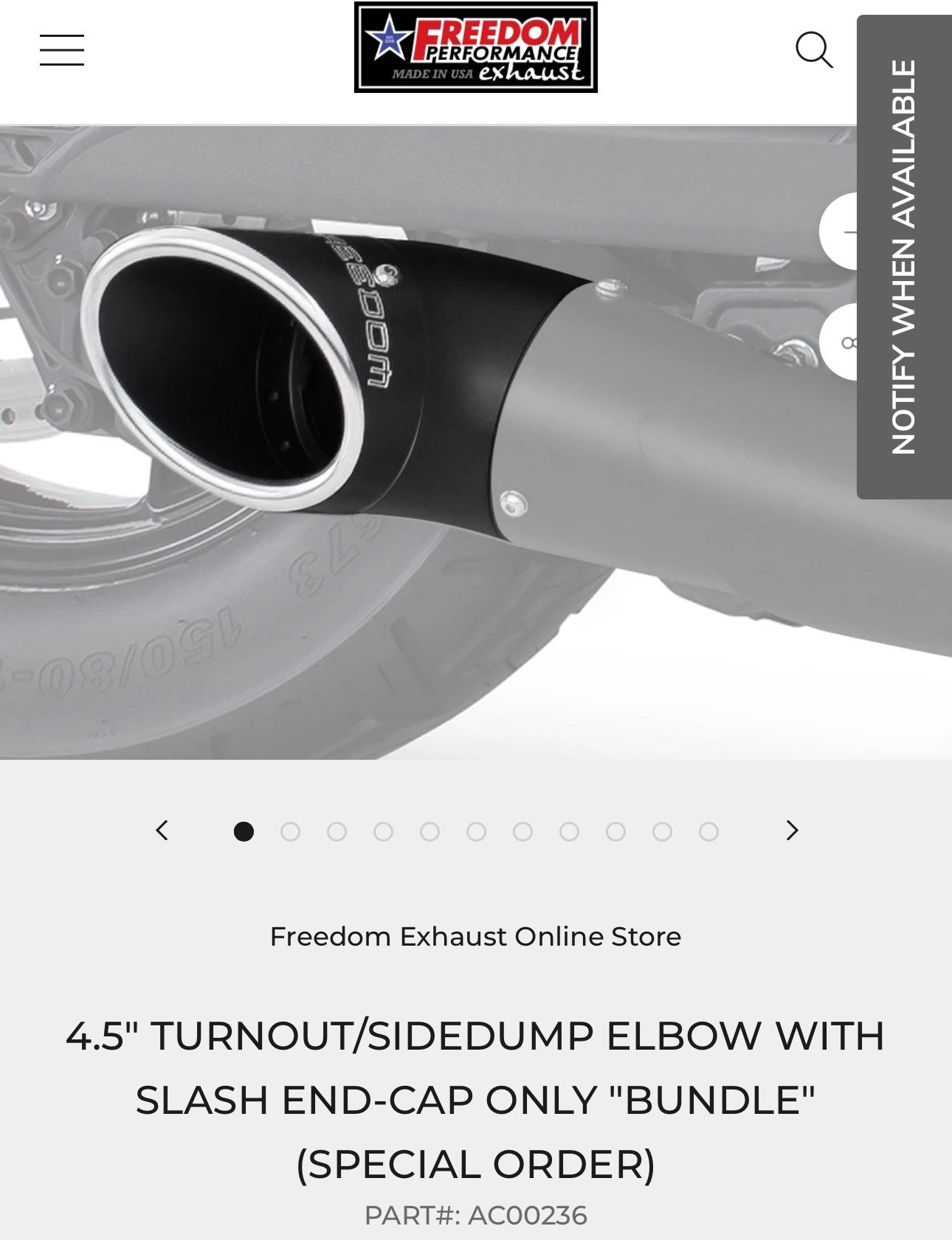 Turnout/SideDump End Cap