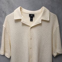 Men’s Loose-Fit Waffled Resort Shirt