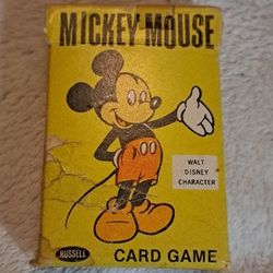 1965 Micky Mouse Card Game