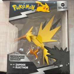 Pokémon Select Zapdos Articulated Figure