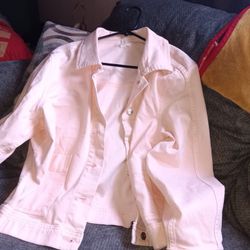 Pink Jean Jacket 
