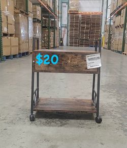 NIGHTSTAND WITH WHEELS - NEW IN BOX
