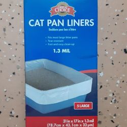 New Sealed Plastic Bag Cat Litter Box Liners