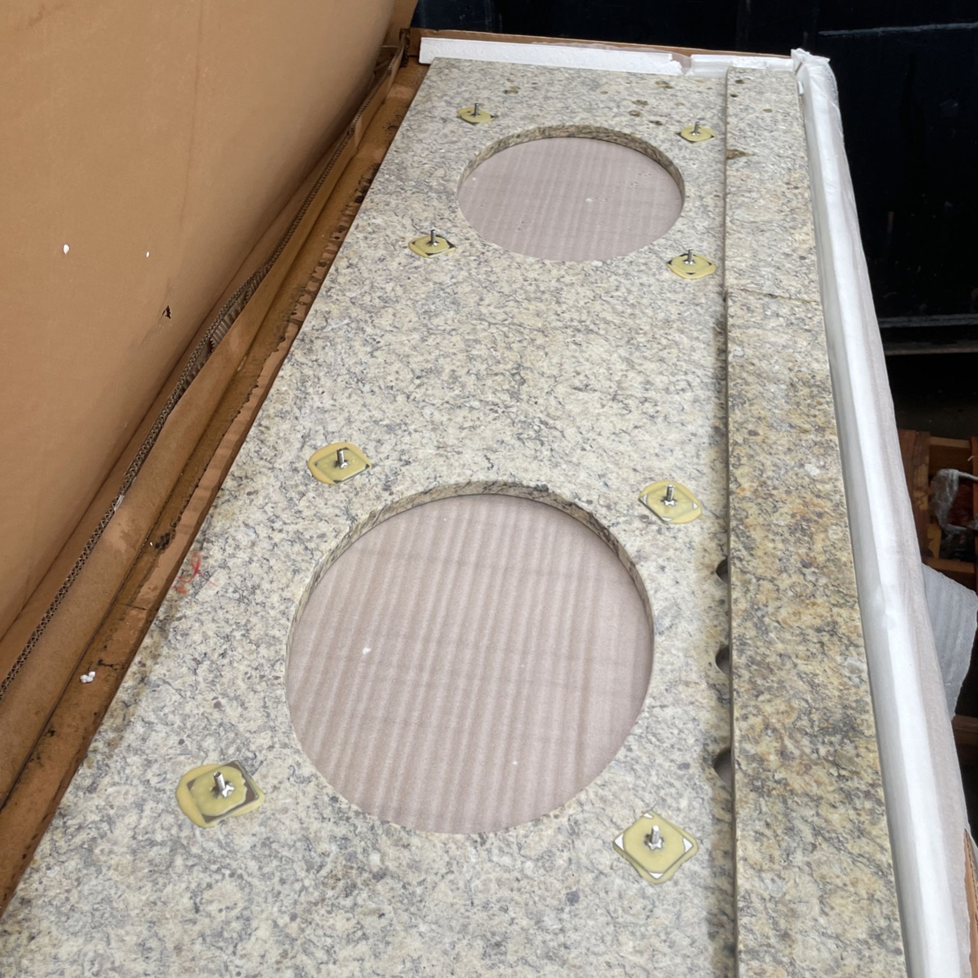 Double Bowl Cut Granite