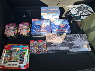 Pokemon pitch black PC ETB and booster bundle