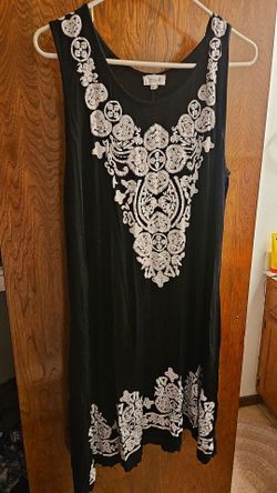 Black tank plus size dress