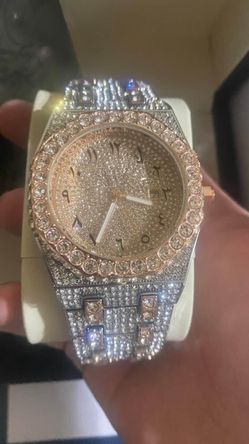 Iced out watch