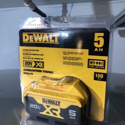 New Dewalt Battery 20v - 5.0 In Package- Only Pick Up