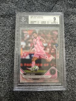 Lionel Messi 2025 Topps NOW MLS #67 BGS 9 Mint