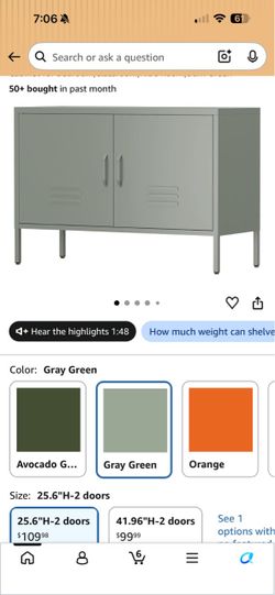 Metal cabinet/storage locker