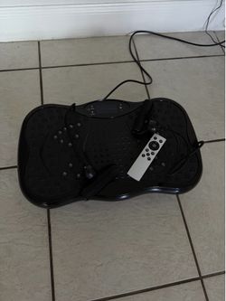 Vibration Plate, Corded Electric w/ Bands & Remote