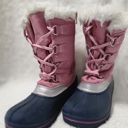 WONDER NATION Pink Snow Boots - G size 3