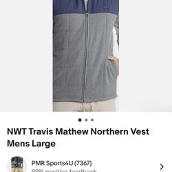 Travis Mathew Vest 2XL