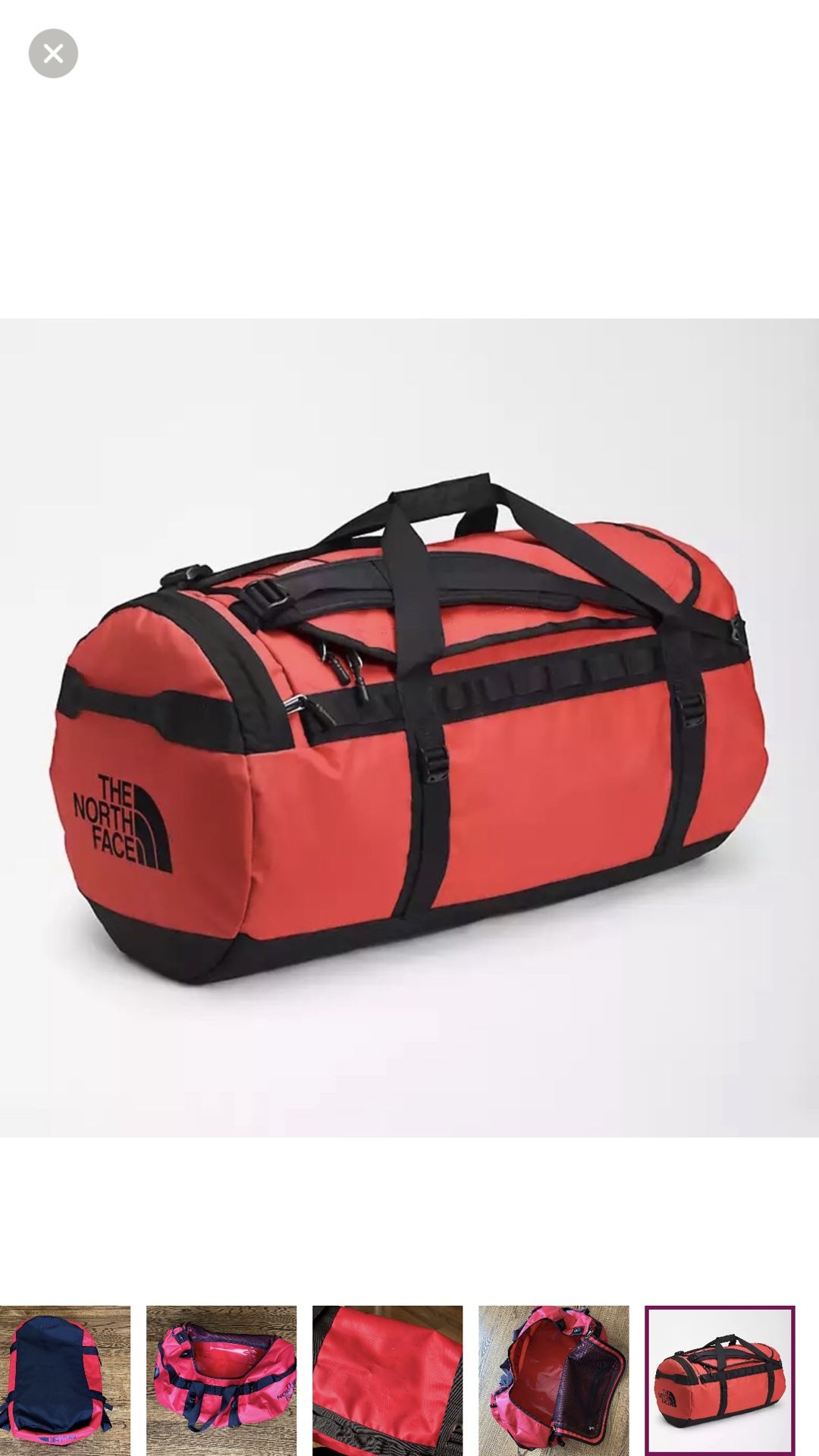 North Face Duffel Bag