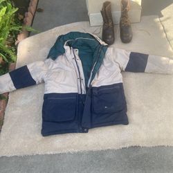 Schemes Boots Size 11 And  Stone Ridge Jacket