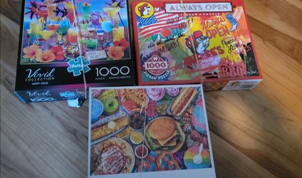3 jigsaw puzzles