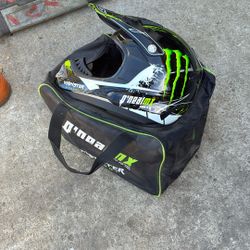 Oneil Helmet With Bag Like New 
