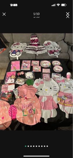 Hello Kitty, party supplies