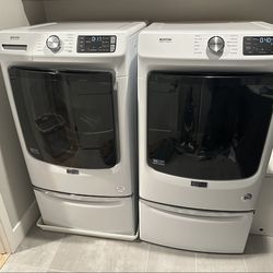 Mytag  washer and electric dryer
