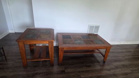 Coffee table and end table