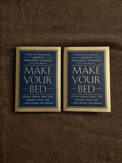 *2* “Make Your Bed” Books *INDIVIDUALLY SELLING FOR $7*