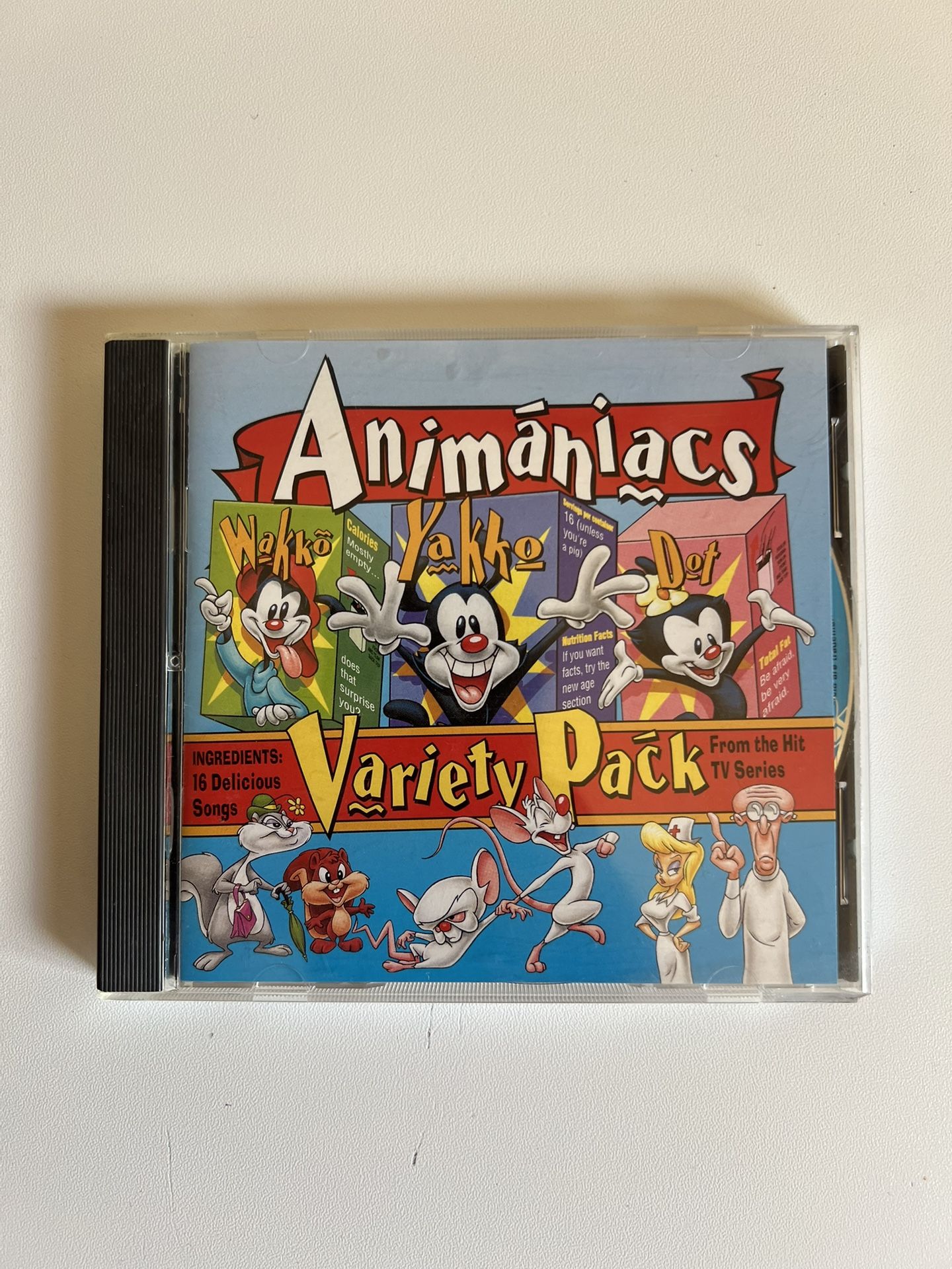 Variety Pack By Animaniacs Cd Sep 1995 Kid Rhino