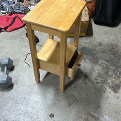 Free Hand Made Custom End Table/Nightstand With Small Drawer