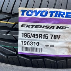 195/45/15 Toyo Extensa HP2