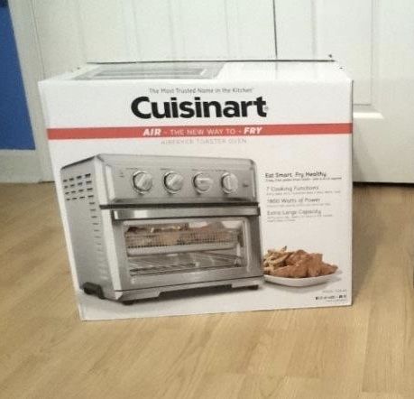 New Cuisinart AirFryer Toaster Oven - Stainless Steel - TOA-60TG