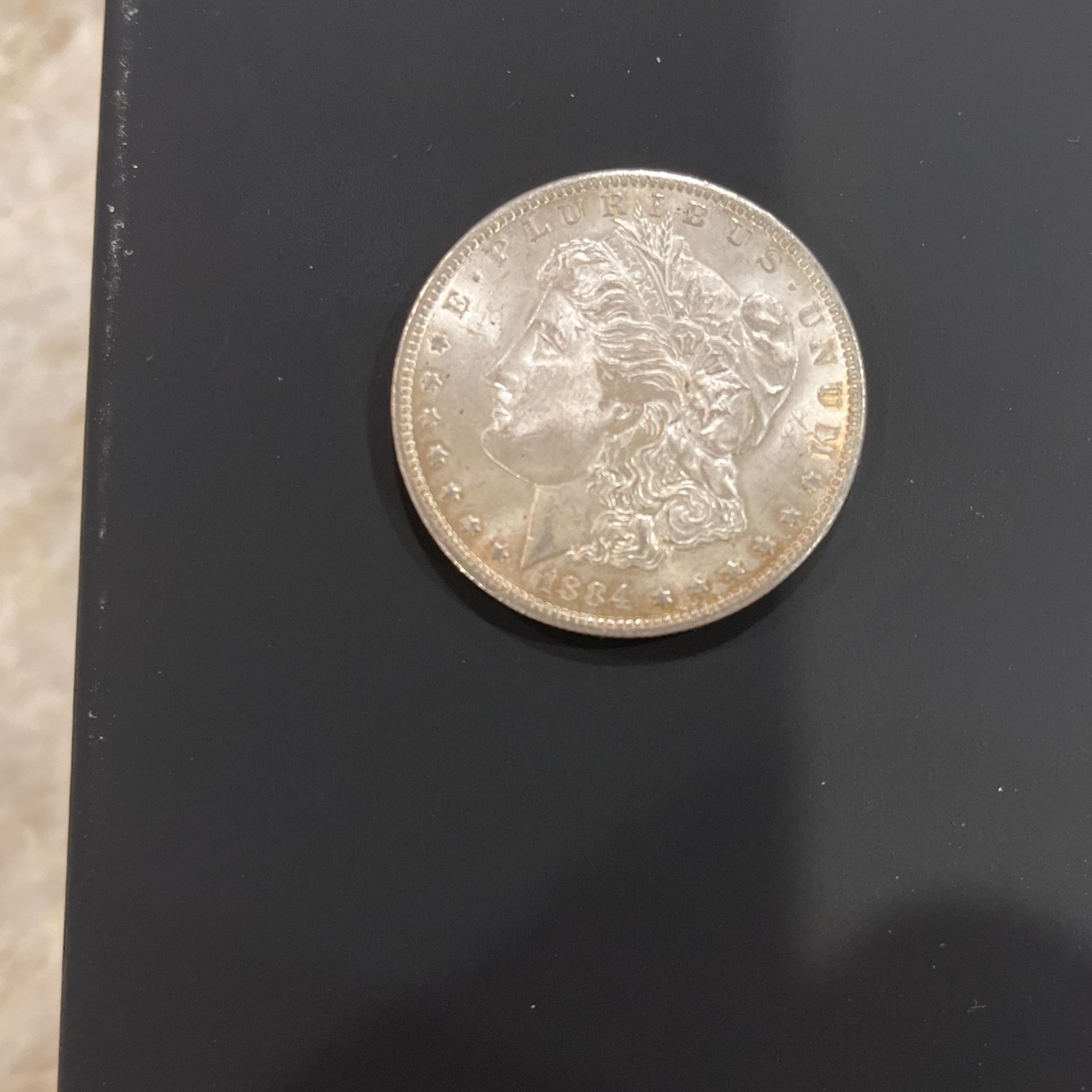 Brilliant 1884 O Morgan Silver Dollar. A Collector Item.