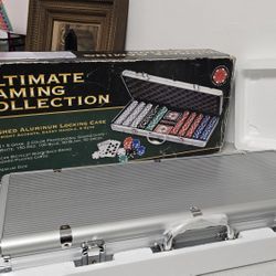 Ultimate Gaming Poker Set – 500 11.5g Chips, Cards, Dice, Aluminum Case