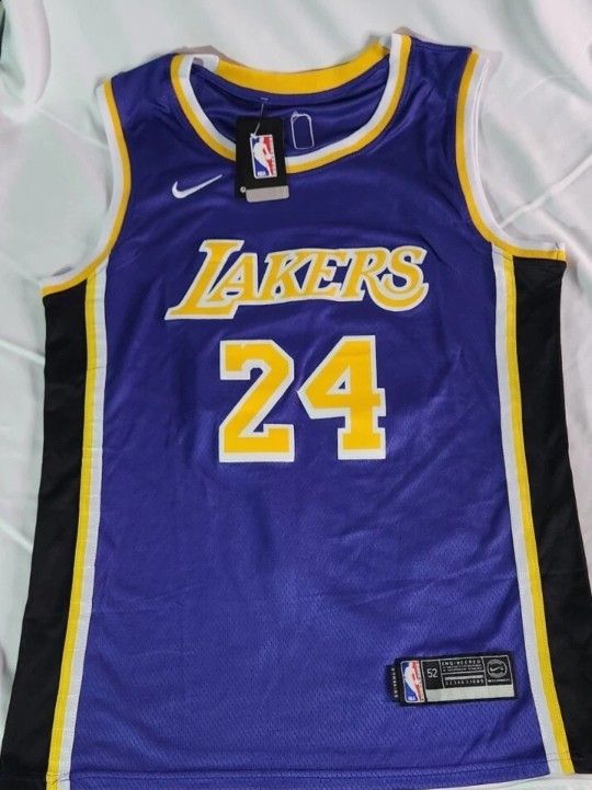 New NIKE CONNECT SWINGMAN NBA AUTHENTICS LAKERS KOBE BRYANT JERSEY SIZE 52