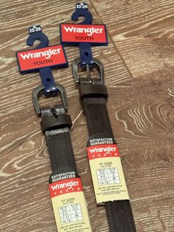 Wrangler Leather Belt Youth