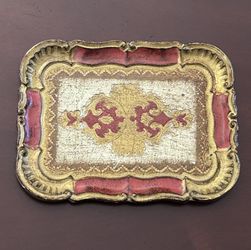 Italian Florentin Small Tray. 
