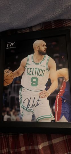 Framed Autographed Derrick White Picture