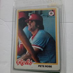 Vintage 1987 Baseball Card Pete Rose
