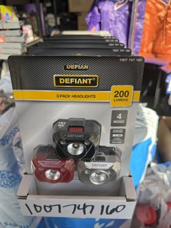 Defiant 200 Lumens Headlight (3-Pack)