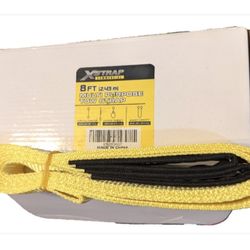 8' x 1" Lift Sling Web Sling with Black Fabric Wear Guard End
1333 lbs Load Cap, 4000 lbs Breaking Strength
