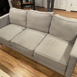 Light Grey 3-seat Couch And Loveseat 