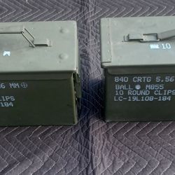 Two. New   Ammo  Box 