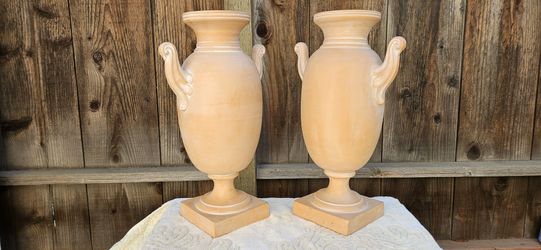 Clay Garden Vases