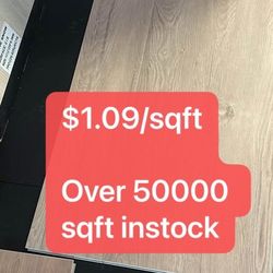 Waterproof Vinyl Flooring – 5.5mm Thick – $1.09/SQFT | HUGE STOCK!