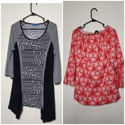 2 Medium Sized Women's Tops. Great Condition 