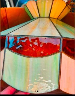 Vintage tiffany style hanging light