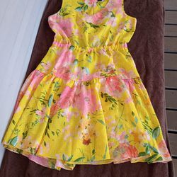 Maison Tara Midi Floral Dress Women's Size 12  Multicolor